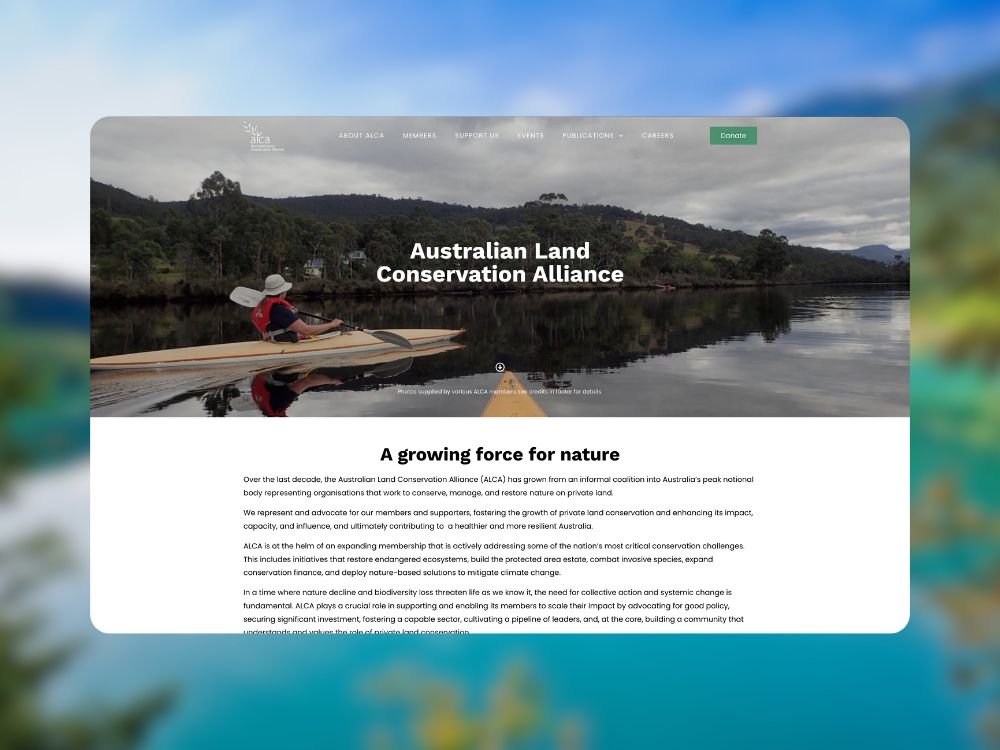 Featured image of ALCA Website