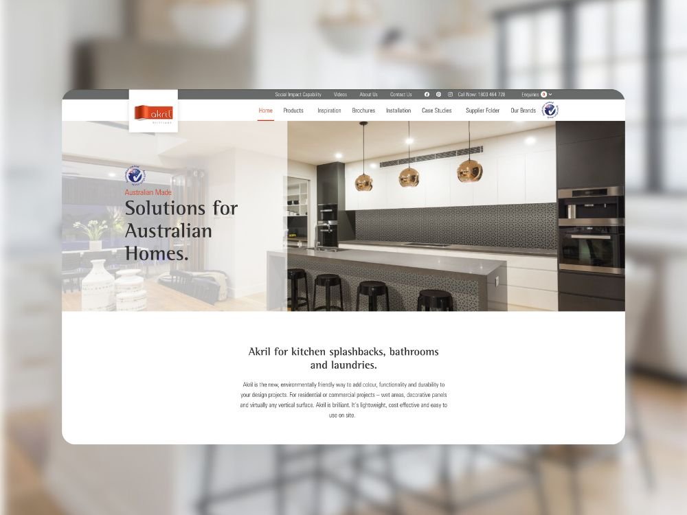 Featured image of Akril CME website