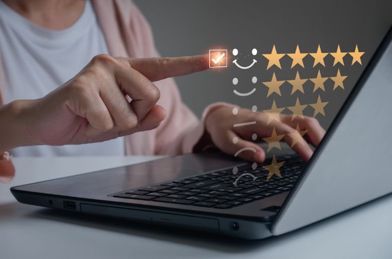 Image of happy customer because improved user experince