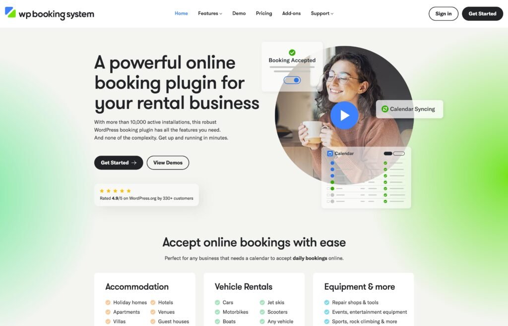 Hero image of WP Booking System plugin, an alternative to Yith Booking & Appointment for Woocommerce