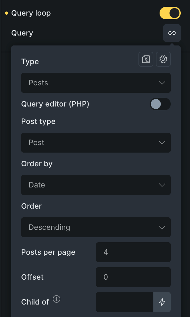 Image of Bricks' Query Loop