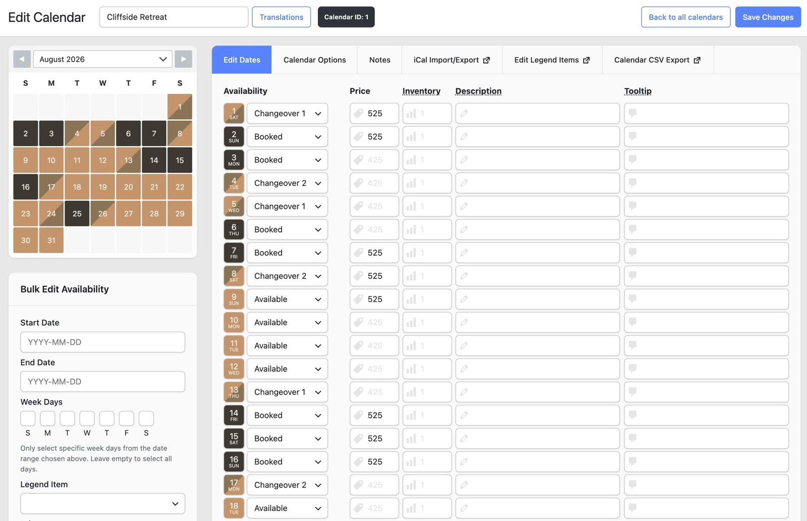 Image of WP Booking System - Manage bookings using easy to use calendar